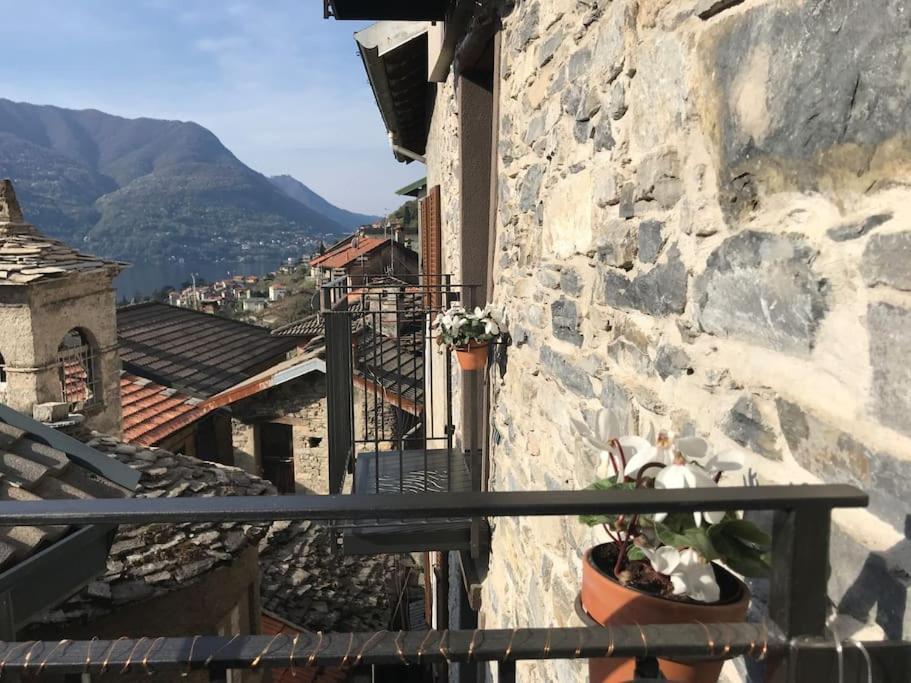 Romantic Home Stone With Amazing View Lake Of Como And Oleandra Лалльо Экстерьер фото