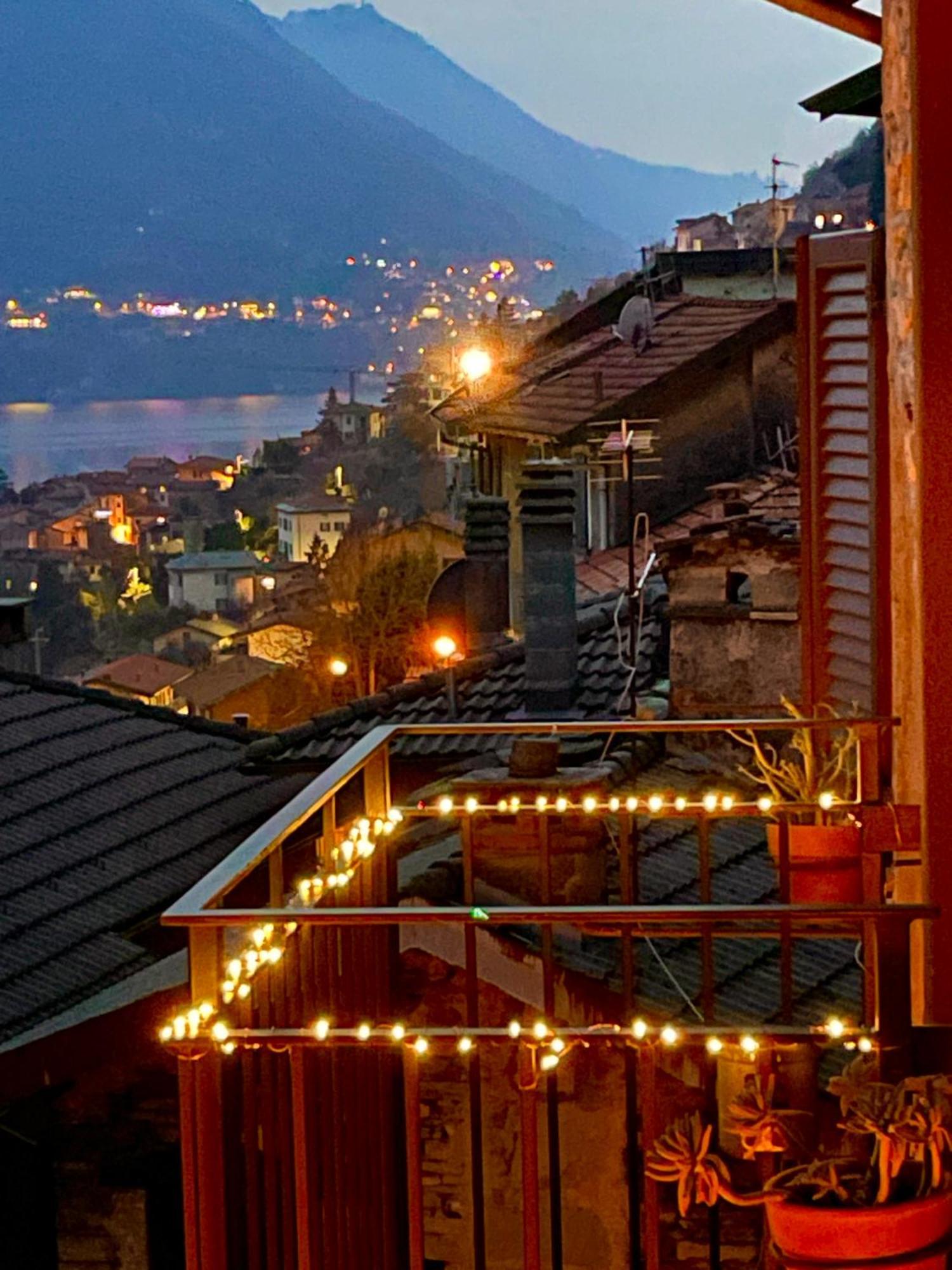 Romantic Home Stone With Amazing View Lake Of Como And Oleandra Лалльо Экстерьер фото